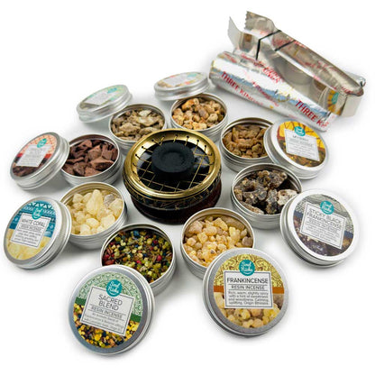 "Essential Kit" Resin Incense Sampler Variety Kit Gift Set - 8 Pack