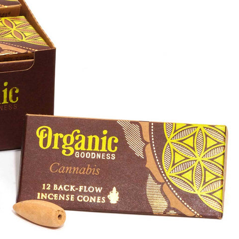 Organic Goodness Backflow Cones - Cannabis