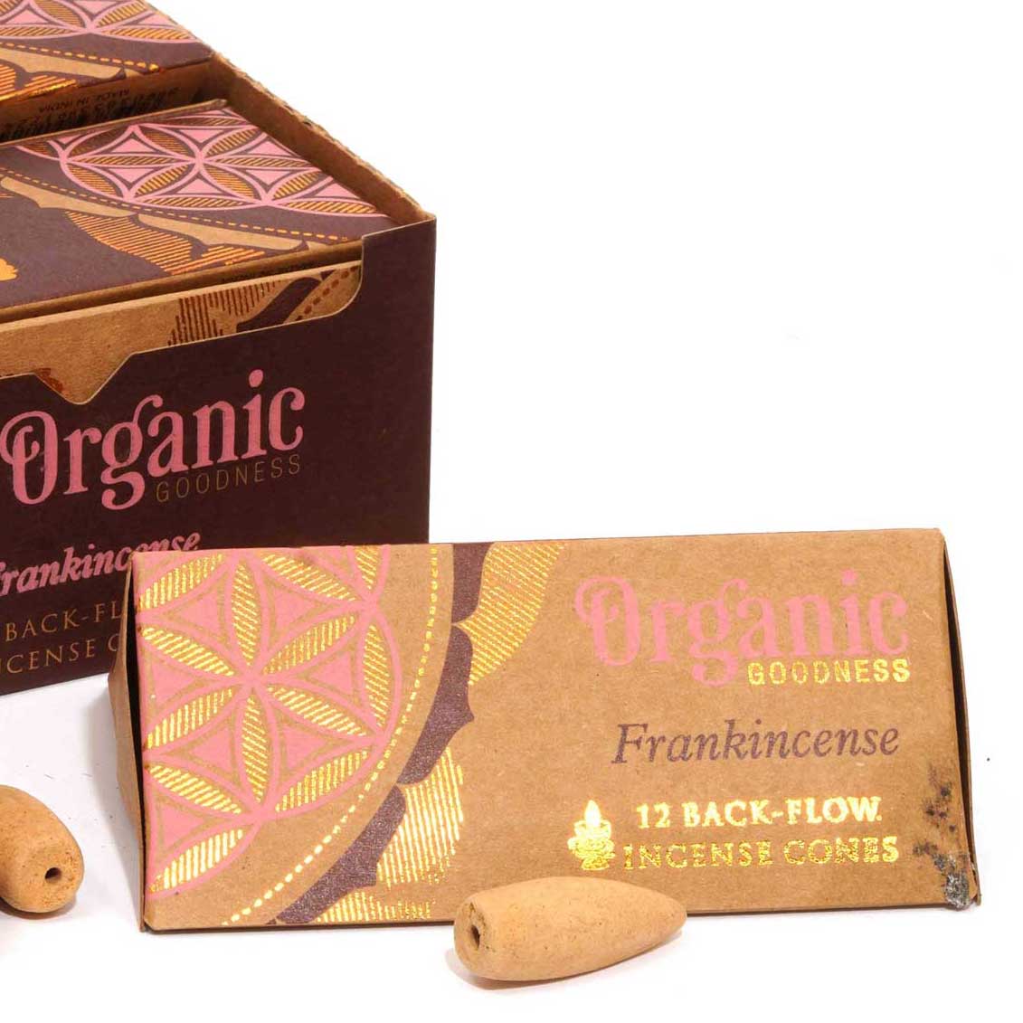 Organic Goodness Backflow Cones - Frankincense