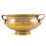 Tibetan Bronze Charcoal Incense Burner 3" (Gold)