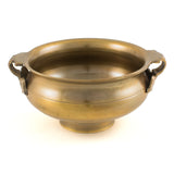 Tibetan Bronze Charcoal Incense Burner 3" (Gold)