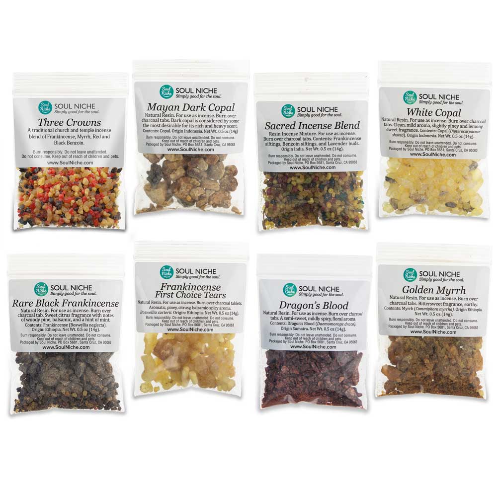 "Essential Resins Sampler" Incense Variety Pack