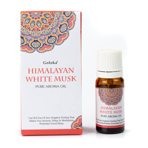 Goloka Pure Aroma Oil - Himalayan White Musk 10ml