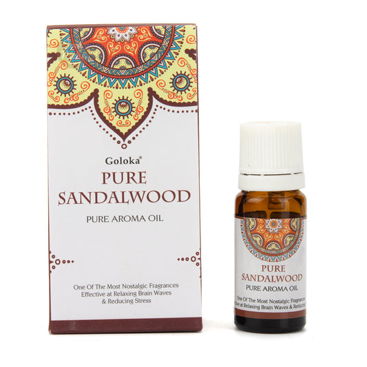 Goloka Aroma Oil - Pure Sandalwood 10ml