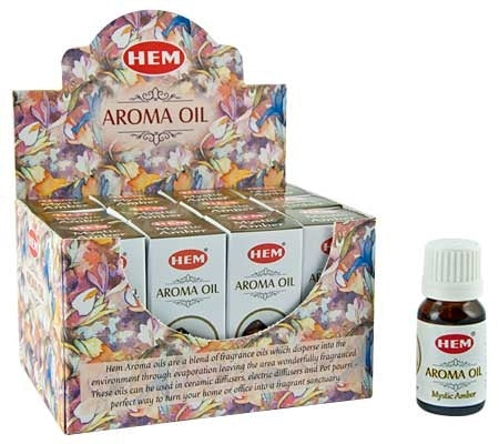 Hem Mystic Amber Aroma Oil (10ml) - 1 Bottle