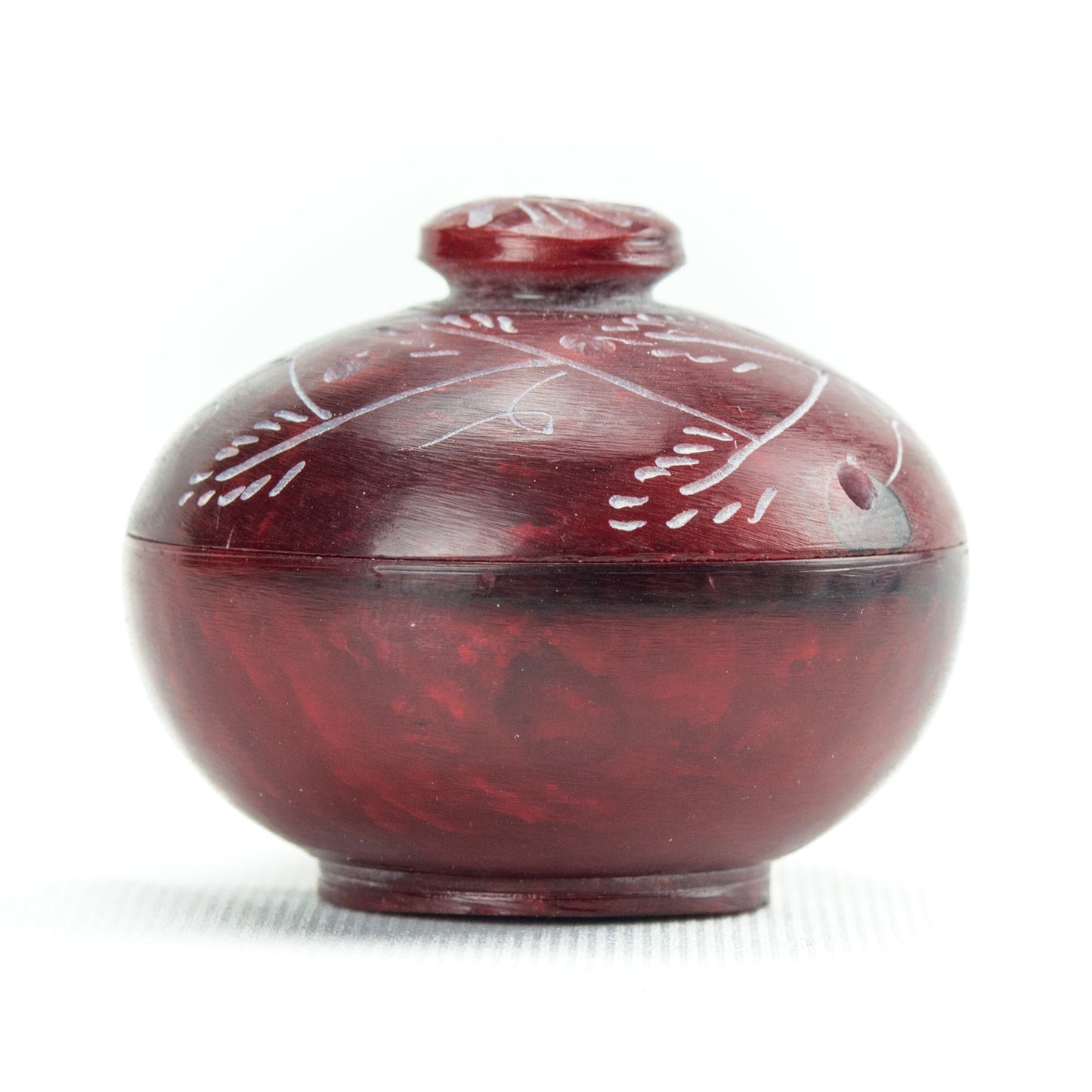 Small Soapstone Incense Burner Pot - for Incense Matches, Cones ...