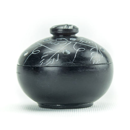 Small Soapstone Incense Burner Pot - for Incense Matches, Cones ...