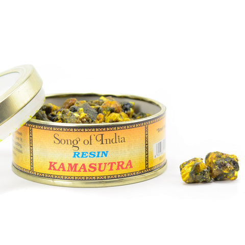 Kamasutra Resin Incense Blend Tin - by Song of India