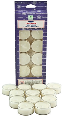 Satya Lavender Tea Light Candles (12 Per Pack)