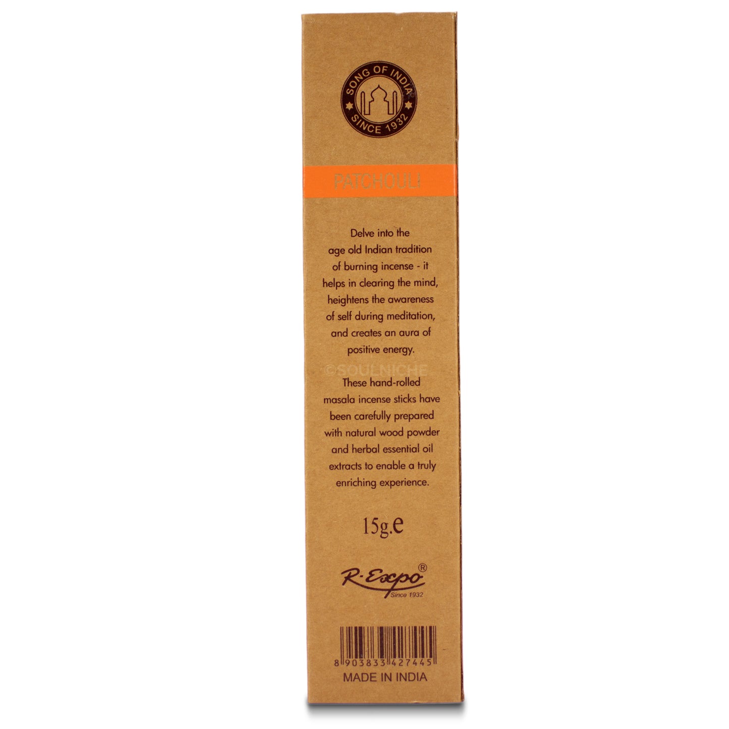 Organic Goodness - Patchouli Incense Sticks