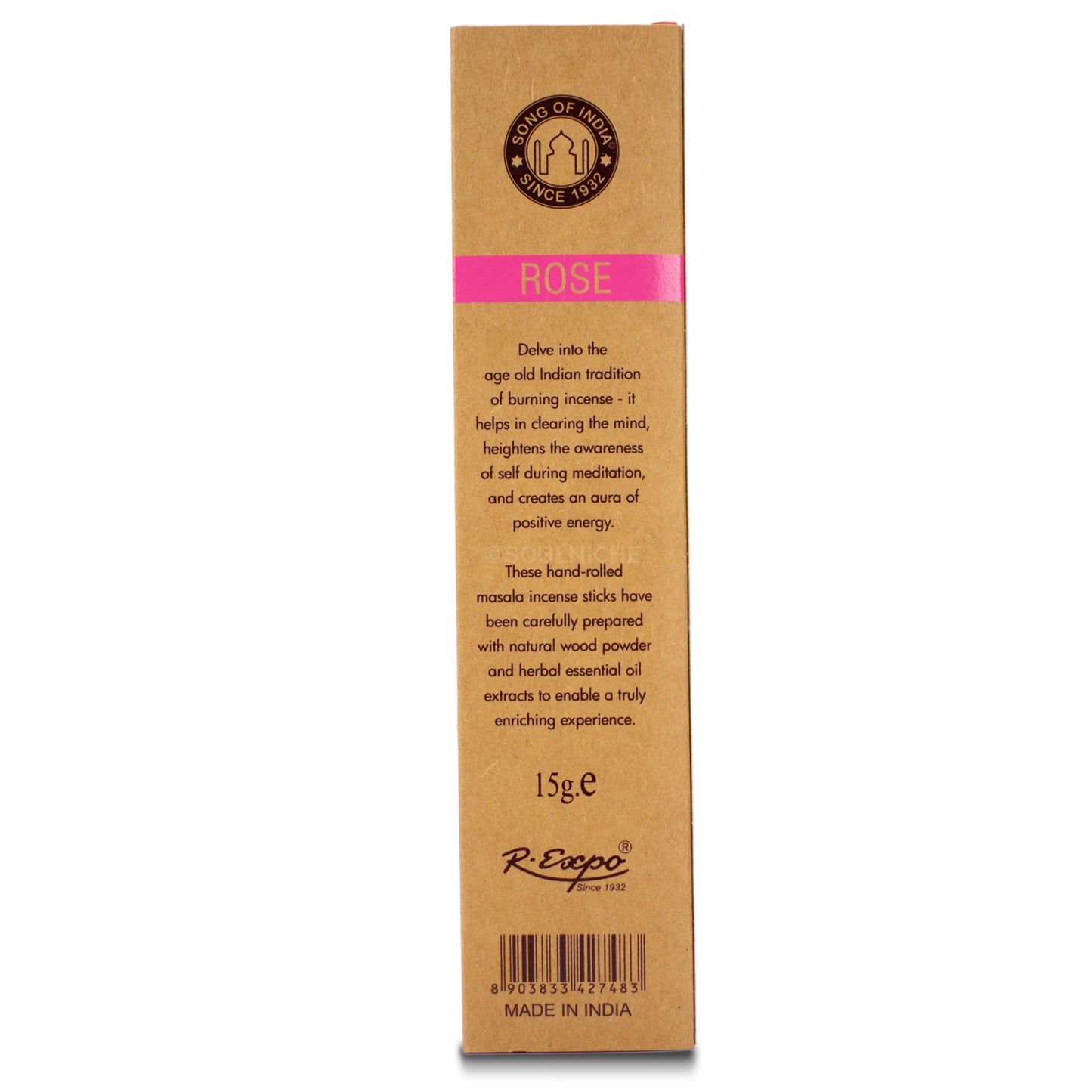 Organic Goodness - Rose Incense Sticks