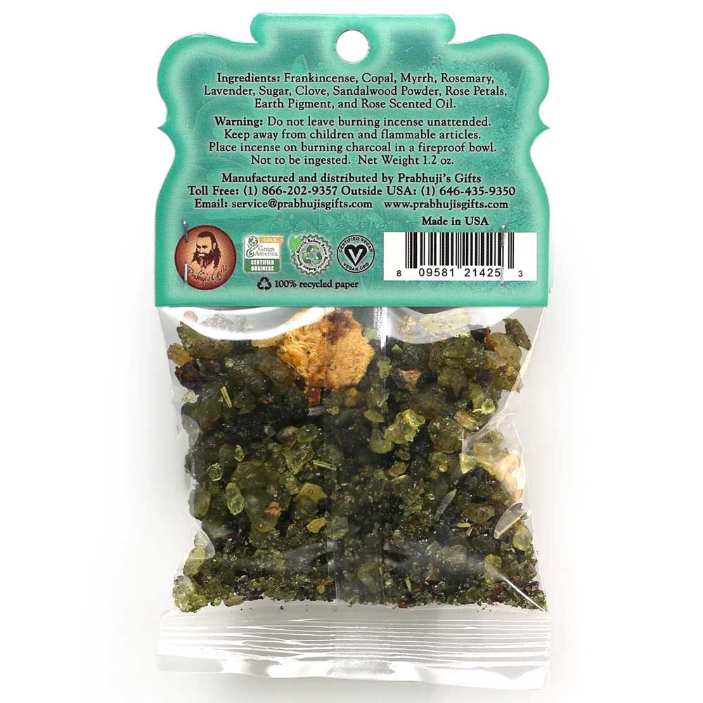 Heart Chakra Anahata Resin Incense - Love & Sensitivity