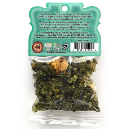 Heart Chakra Anahata Resin Incense - Love & Sensitivity