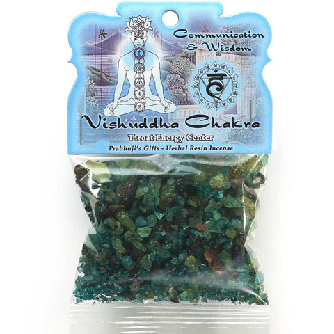 Resin Incense - Throat Chakra Vishuddha - Communication & Responsibility