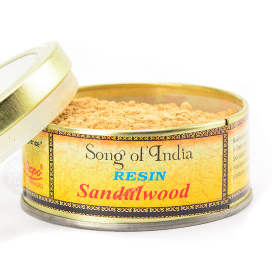 Song of India - Sandalwood Incense Powder Tin
