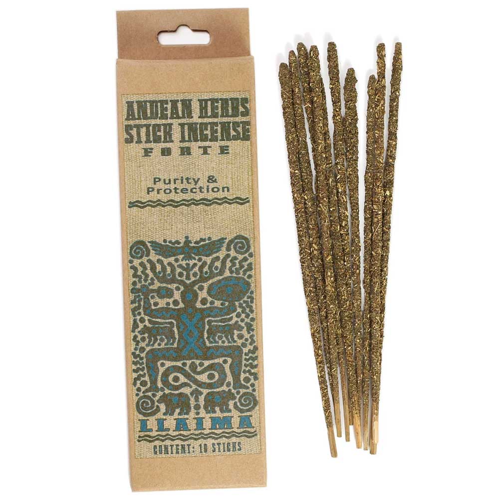 Purity & Protection - Forte - Andean Herbs Smudging Incense Sticks