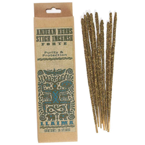 Smudging Incense - Andean Herbs Incense Sticks - Forte - Purity & Protection