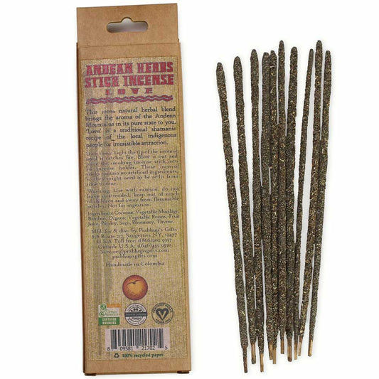 Love & Passion - Andean Herbs Smudging Incense Sticks