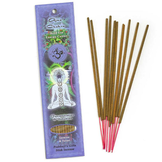 Third Eye Chakra Incense Sticks - Concentration and Intuition