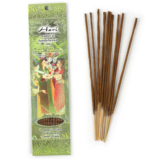 Amber & Sandalwood Incense Sticks