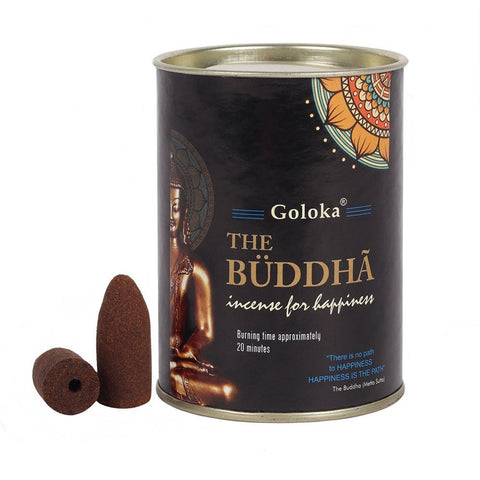 Goloka Backflow Incense Cones - Buddha