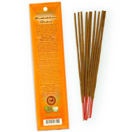Sacral Chakra Incense Sticks - Sensuality & Creativity