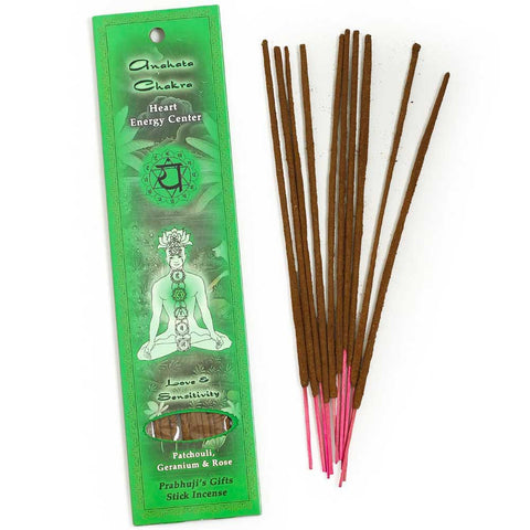 Heart Chakra Incense Sticks - Love & Sensitivity
