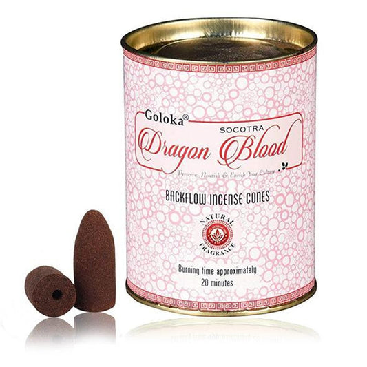Goloka Backflow Incense Cones - Dragons Blood