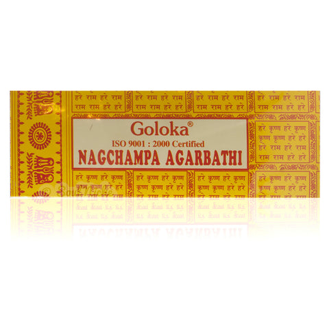 Goloka Nag Champa Incense Sticks - 100 Grams