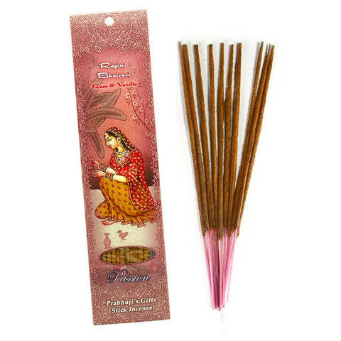 Ragini Bhairavi Incense Sticks - Rose & Vanilla