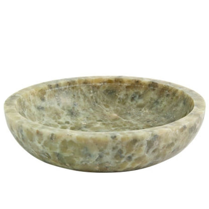 Natural Soapstone Charcoal Incense Burner Bowl 5"