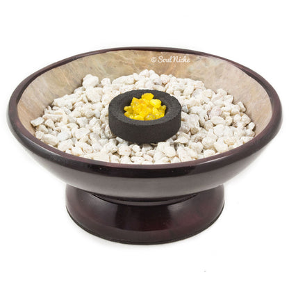 Soapstone Charcoal Incense Burner Bowl 5"