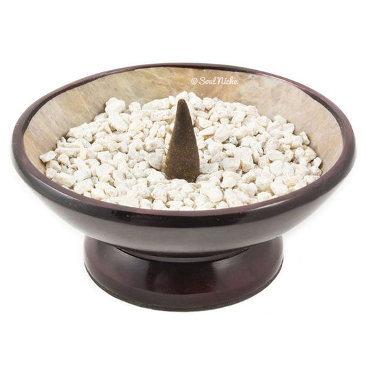Soapstone Charcoal Incense Burner Bowl 5"